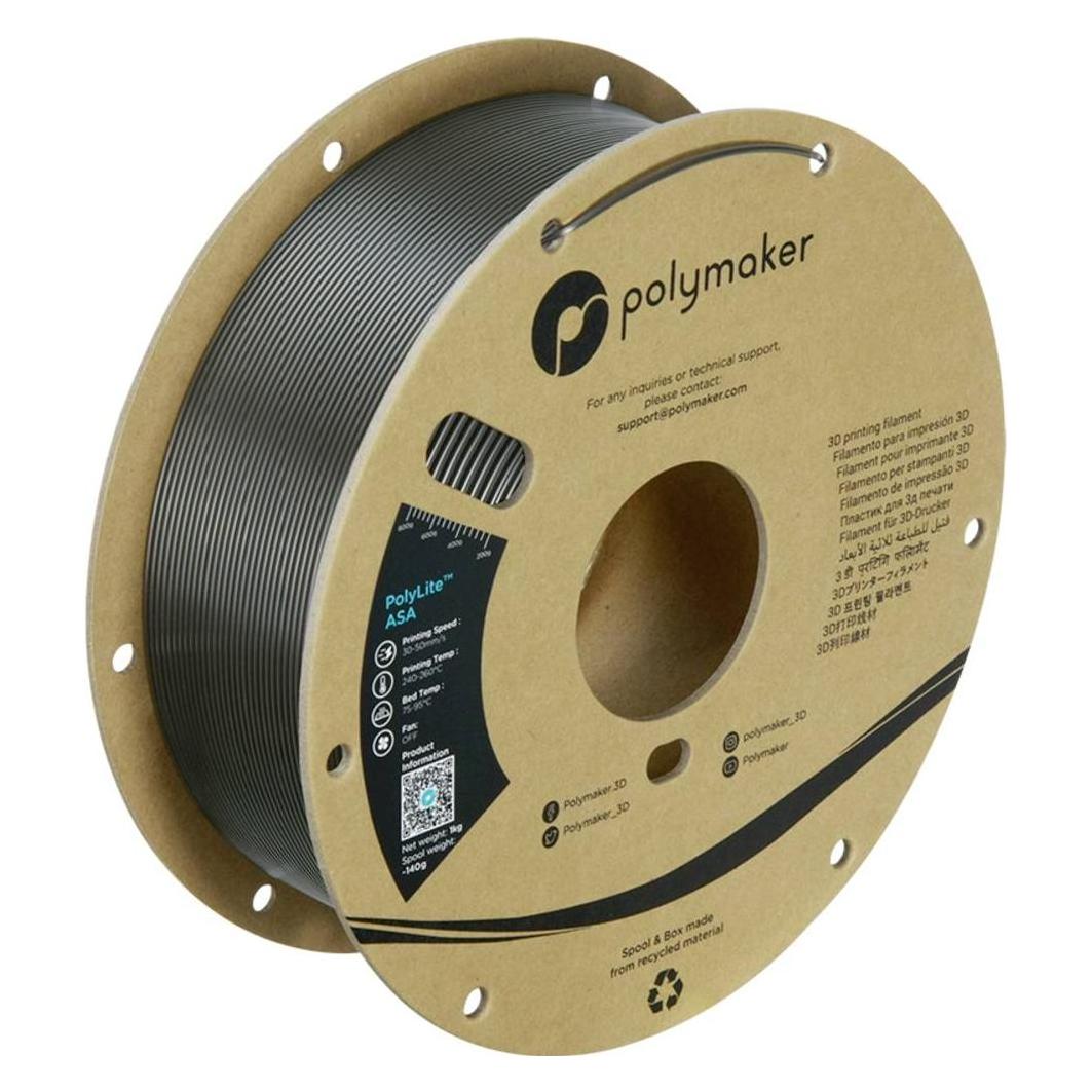 Polymaker ASA 1,75mm DARK Gray GREEN 1kg (ASA, 1000 g, 1.75 mm) (PF01046)