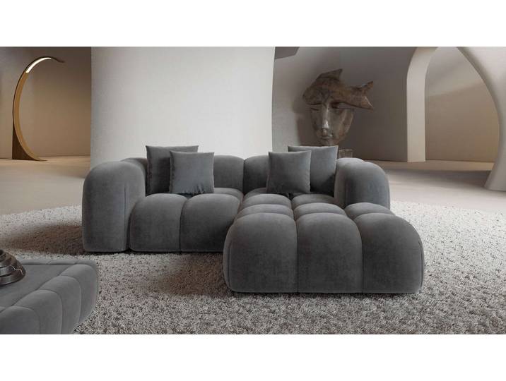 Mini Stoff Ecksofa Formentera L-Form