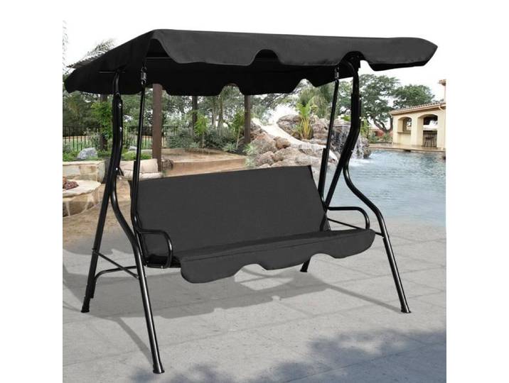 Balancelle de jardin 3 places Chaise longue hamac balançoire à bascule banc Occasion