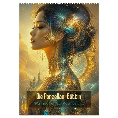 Die Porzellan-Göttin (Wandkalender 2027 DIN A2 hoch), CALVENDO Monatskalender