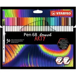 Stabilo, Malstifte, Pen 68 Brush 30er Etui Arty (30x)