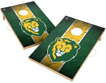 Skip's Garage Vintage Southeastern Louisiana University Lions Regulation 2x4 Cornhole Set
