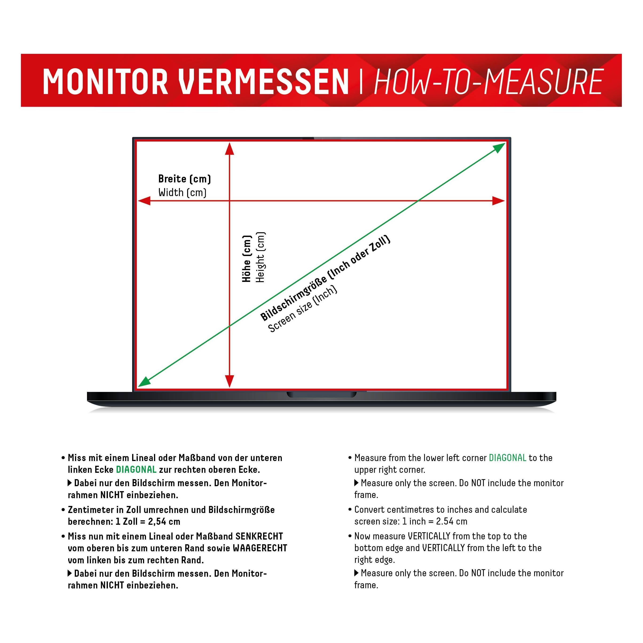 Displex Privacy Safe randlos, Laptop Blickschutzfilter (15.60", 16:9) (01993)