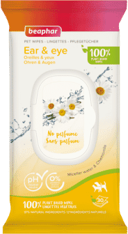 Beaphar Toalhitas Limpeza Olhos e Orelhas 30 unid