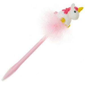 Legami Kugelschreiber Writing Is Magic, Einhorn, Gehäuse rosa, Schreibfarbe blau