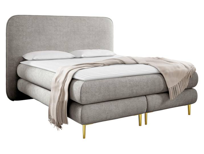 MIRJAN24 Boxspringbett Amaretto, Schlafzimmer, Dopellbett mit Topper (Farbe: Nazar 225.03, Größe: 140x200 cm)