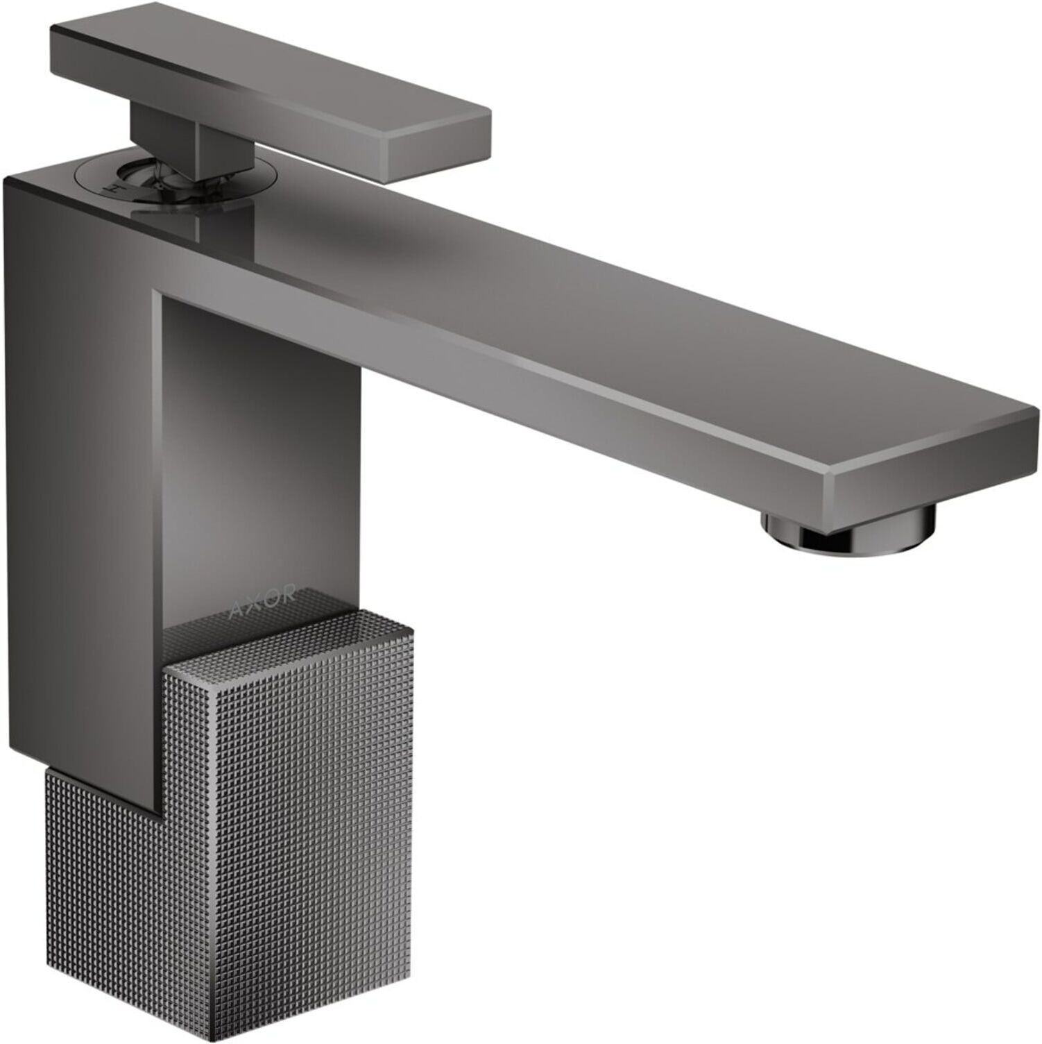 Hansgrohe Waschtisch-Einhebelmischer 130 Axor Edge Ausl. 160mm, Diamantschl., pol. bla vc (46011330)