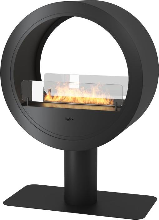 Incyrcle Stand 2Side Bioethanol-Arbeitsplattenkamin - Runder Design-Biokamin mit Doppelfassade d.70cm