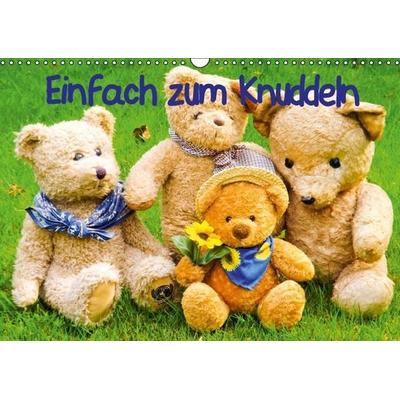 Einfach zum Knuddeln / Geburtstagskalender (Wandkalender immerwährend DIN A3 quer)