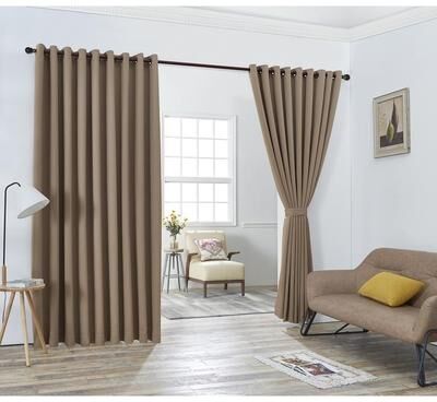 Home Sweet Home Dream Thermal Insulated Blackout Curtain Panels with Tie-Backs
