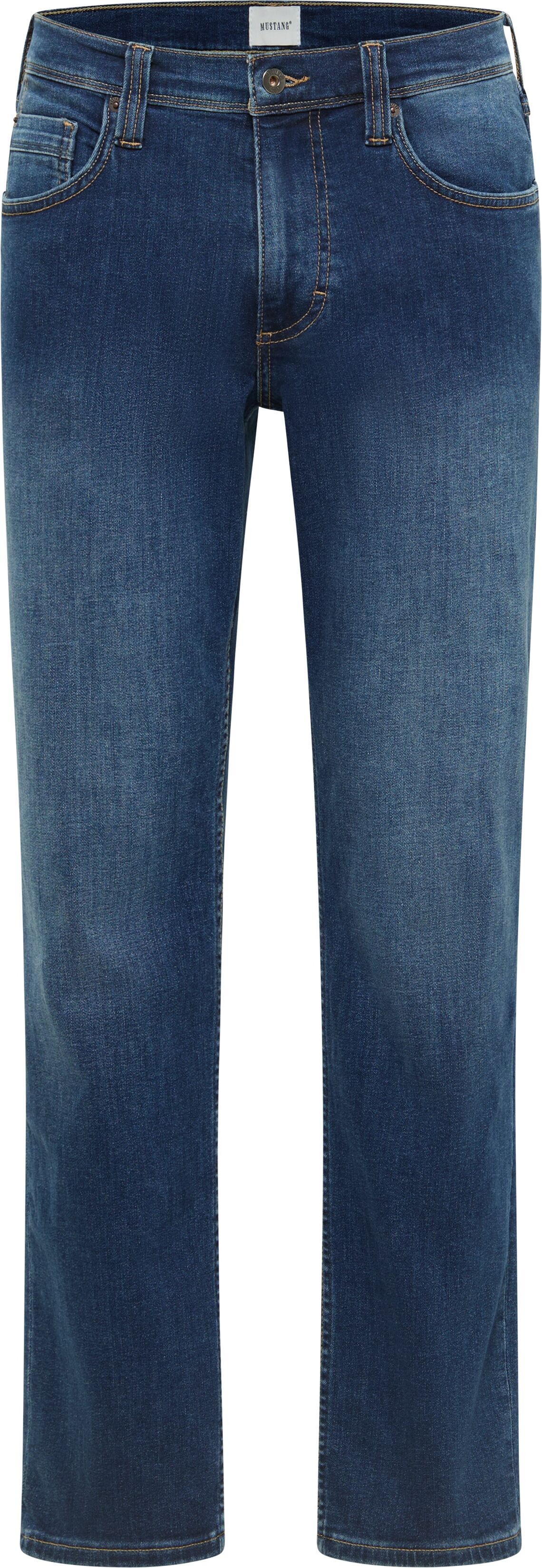 Straight-Jeans MUSTANG "Style Washington Straight", Herren, Gr. 31, Länge 32, schwarz, Denim/Jeans, Obermaterial: 99% Baumwolle, 1% Elasthan, straight fit lang, Jeans Straight-Jeans, mit Reissverschluss schwarz 31, Länge 32