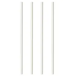 PAPSTAR 1000 Trinkhalme, Papier "pure" Ø 6 mm · 20 cm weiss