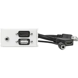 Vivolink, Steckdose, WI221281 Steckdose HDMI + USB A +