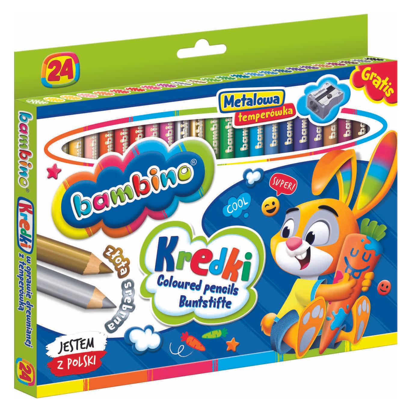 Bleistifte BAMBINO, 24 Farben (24x) (IKONKX5487_1)
