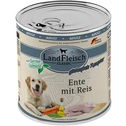 Landfleisch Dog Classic Ente mit Reis & Gartengemüse | 6x 800g
