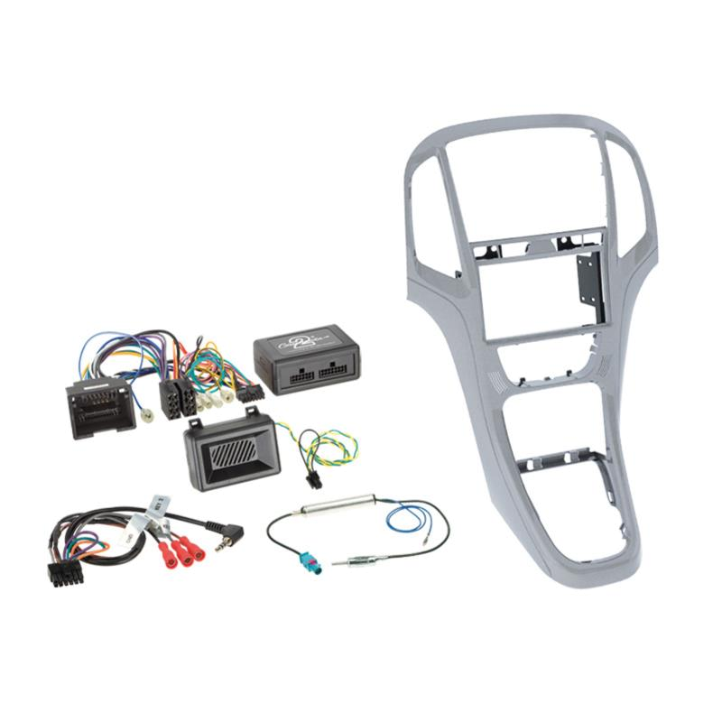 ACV Astra Komplett Kit 2-DIN Platin Silber