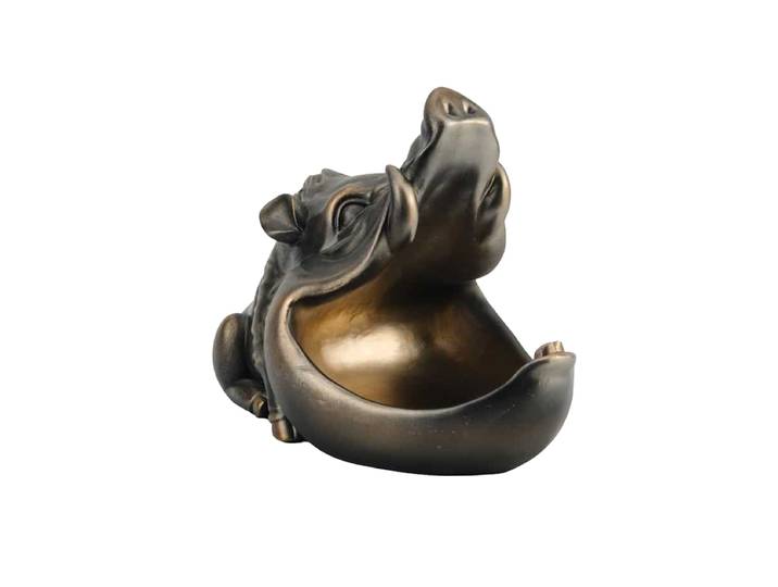 Design Dekorationsobjekt & Schale „Warthog“ Bronze Invicta Interiors