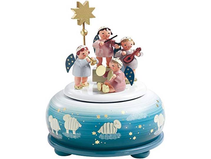 KWO Spieldose 18er Werk Himmelskonzert 16cm