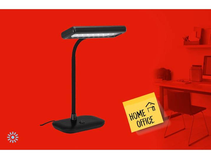 BRILONER LEUCHTEN LED Schreibtischlampe DAYLIGHT , schwarz (weiß, neutral), Leuchten, LED Schreibtischlampe
