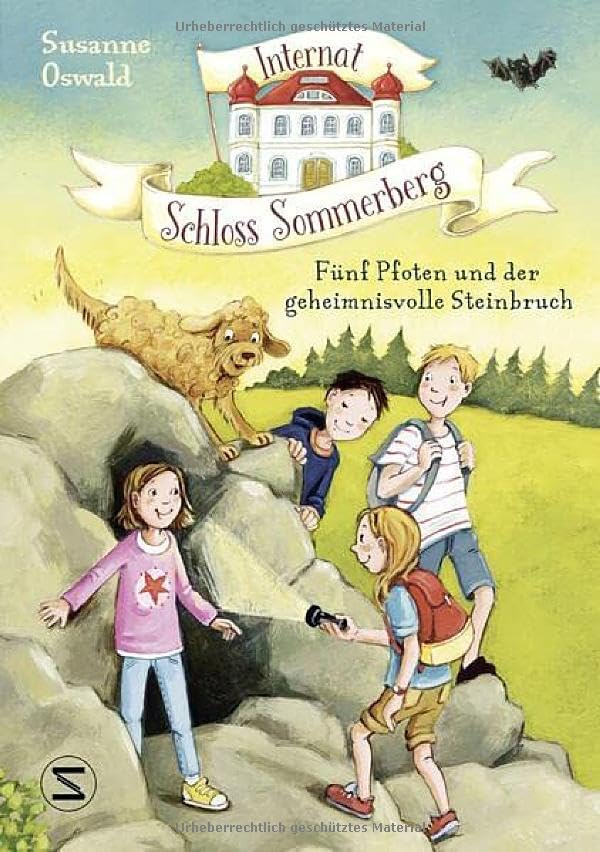 Susanne Oswald - Internat Schloss Sommerberg - Fünf Pfoten und der geheimnisvolle Steinbruch - Preis vom 02.10.2026 23:42:20 h