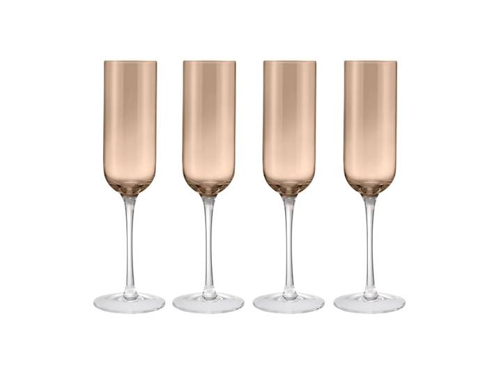blomus Verre à champagne Fuumi 22 cl lot de 4 Coffee - clair
