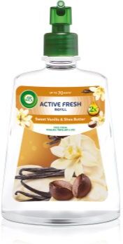 Air Wick Active Fresh Sweet Vanilla & Shea Butter ambientador recarga 228 ml. Active Fresh Sweet Vanilla & Shea Butter