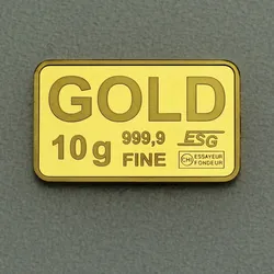 Goldbarren 10g Feingoldbarren (Querformat)
