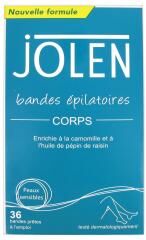 Jolen Bandes Épilatoires Corps X 36 - - Boîte 36 bandes