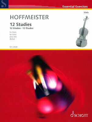 Schott Hoffmeister 12 Etüden Viola