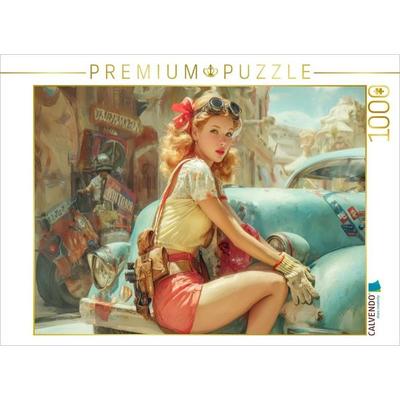 CALVENDO Puzzle Retro-Ästhetik | 1000 Teile Lege-Größe 64x48cm Foto-Puzzle für glückliche Stunden