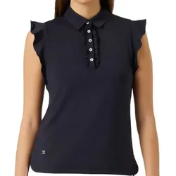 Daily Golf Frill Damen Polo navy