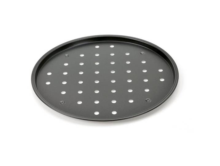 Pizzablech Kaiser 32 cm x 32 cm - Farbe: Schwarz - Pizzablech