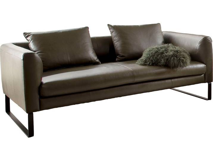 3C Candy 2,5-Sitzer Avola elegantes Leder Sofa mit tollem Sitzkomfort, bequem, tolle Details und hochwertige Verarbeitung
