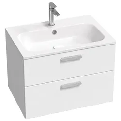 Ravak Chrome II Waschtischunterschrank 70x50x49 cm weiß glänzend X000001773