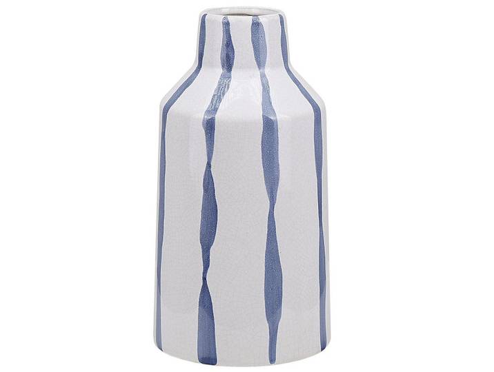 BLUMENVASE Steinzeug weiß Assus