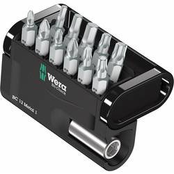 Wera Bit-Check 12 Metal 1 05057424001 Bit-Set 12teilig Kreuzschlitz Pozidriv, Kreuzschlitz Phillips, Innen-Sechskant, Innen T-Profil
