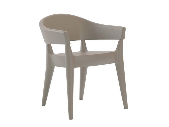 ALMA DESIGN set de 2 fauteuils JO (Sable - Polyéthylène)