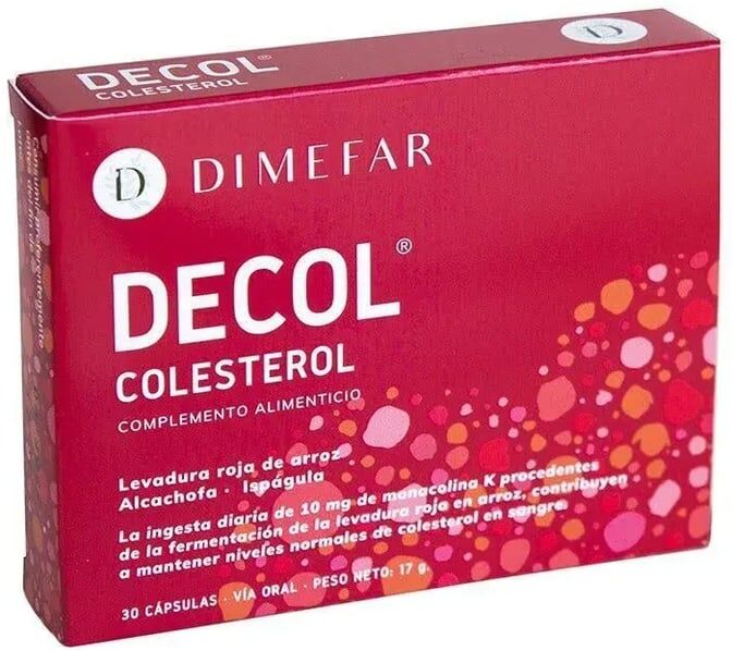Dimefar Decol Colesterol 30 Caps