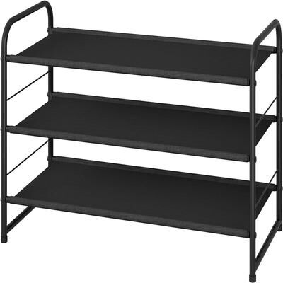 No 3-Tier Stackable Shoe Rack