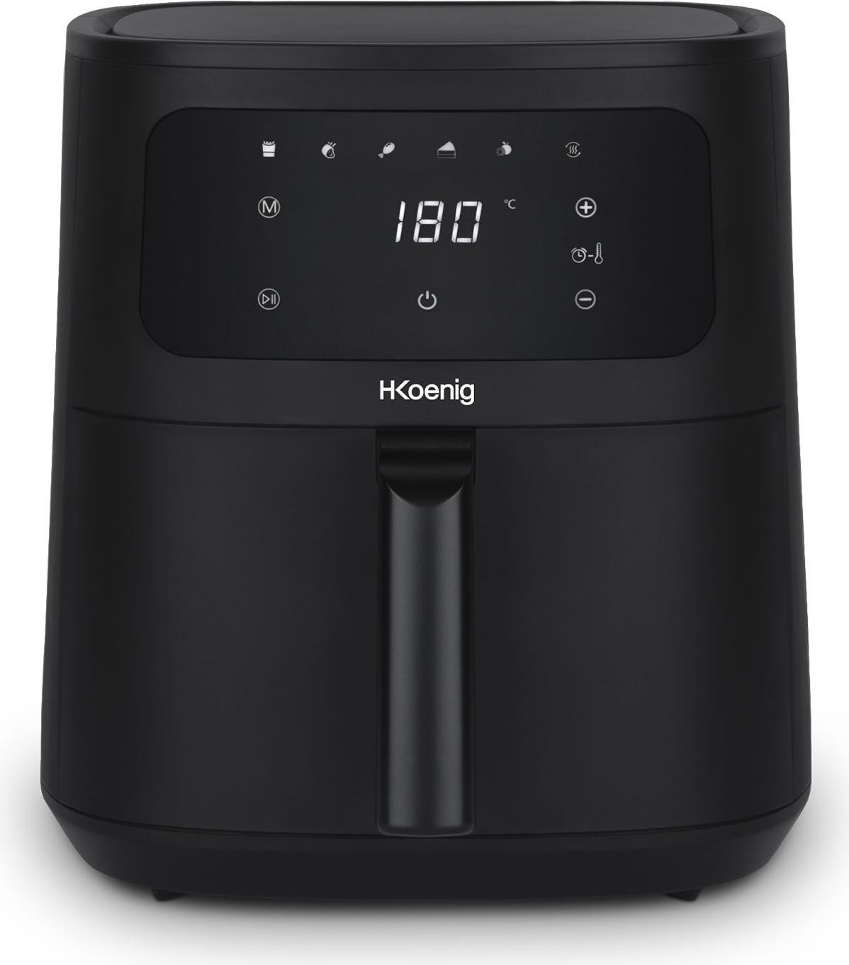 HKoenig Oil-Free Fryer FRY880 met 8L capaciteit, 6 programma's en 1700W