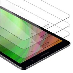 Cadorabo 3x Panzer Folie für Huawei MediaPad T3 8 (8.0" Zoll) in Transparent Tablet Schutzfolie Tempered