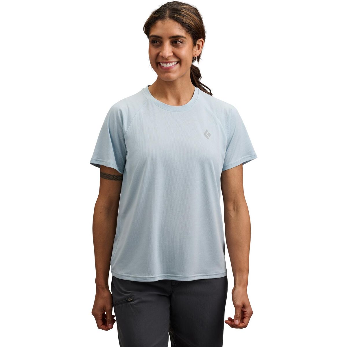 Black Diamond W Lightwire SS Tee fog blue (4051) XLG AP7520334051XLG1