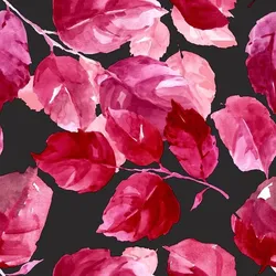 240x PAPER + DESIGN Tissue-Serviette 33 x 33 cm Maroon leaves 3-lagig