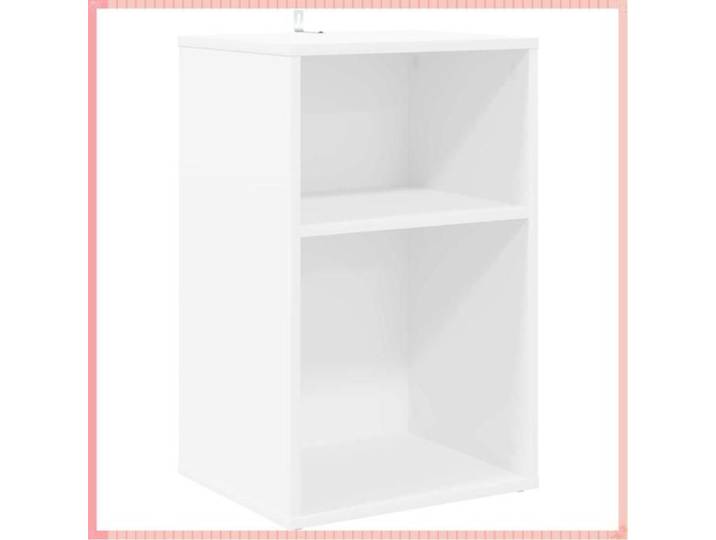 Meuble à vinyles - Bois d'ingénierie - Intérieur - Chambre - Blanc - 38x33x61 cm
