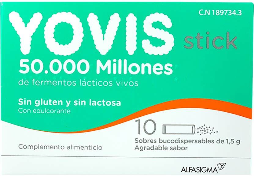 DIETETICA ADULT Yovis Probiótico 10 sticks