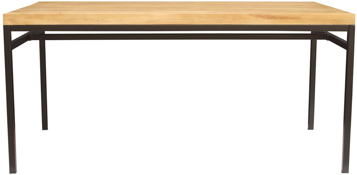 Miliboo Esstisch im Industrie-Look Mangobaum und Metall L160 YPSTER
