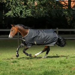 BUCAS Freedom Turnout light 0g Weidedecke/Regendecke black/taupe, Buc17_Gr.: 110cm