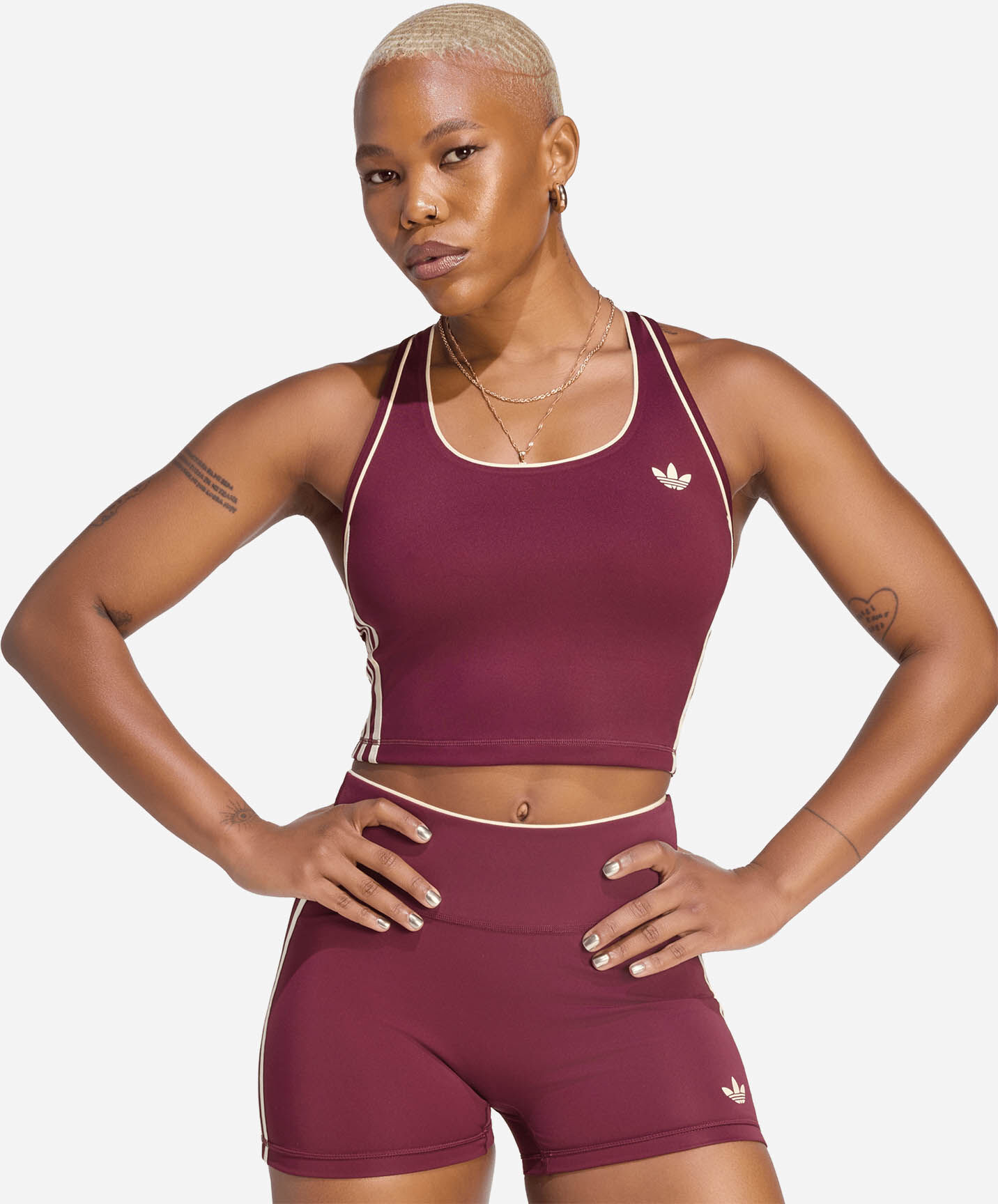 Adidas Originals Sport W - Canotta Training - Donna - Marrone XS