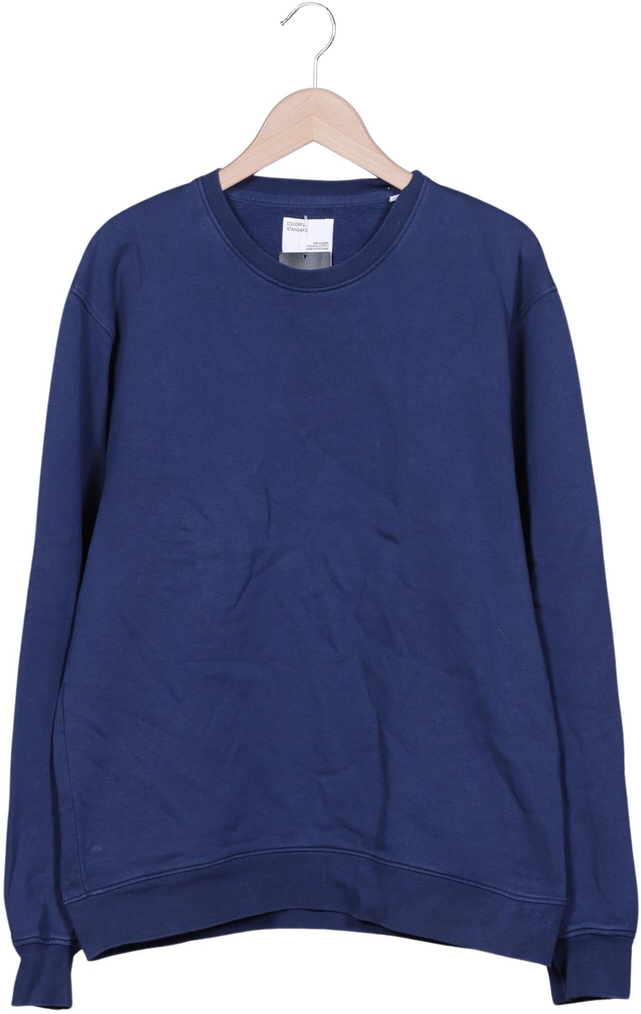 Colorful Standard Herren Sweater, Marineblau, Gr. L, Baumwolle - Second Hand