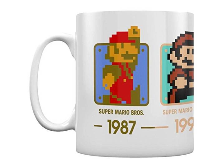 Pyramid International Super Mario (datums) officiële keramische koffie/theemok in doos, papier, meerkleurig, 1 stuks (1 stuks)